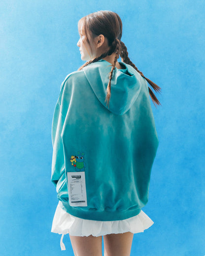 GROCERY | TARMAC | TOY STORY FADE WASHED BUNNY & DUCKY HOODIE/ WASHED SKY BLUE - GROGROCERY