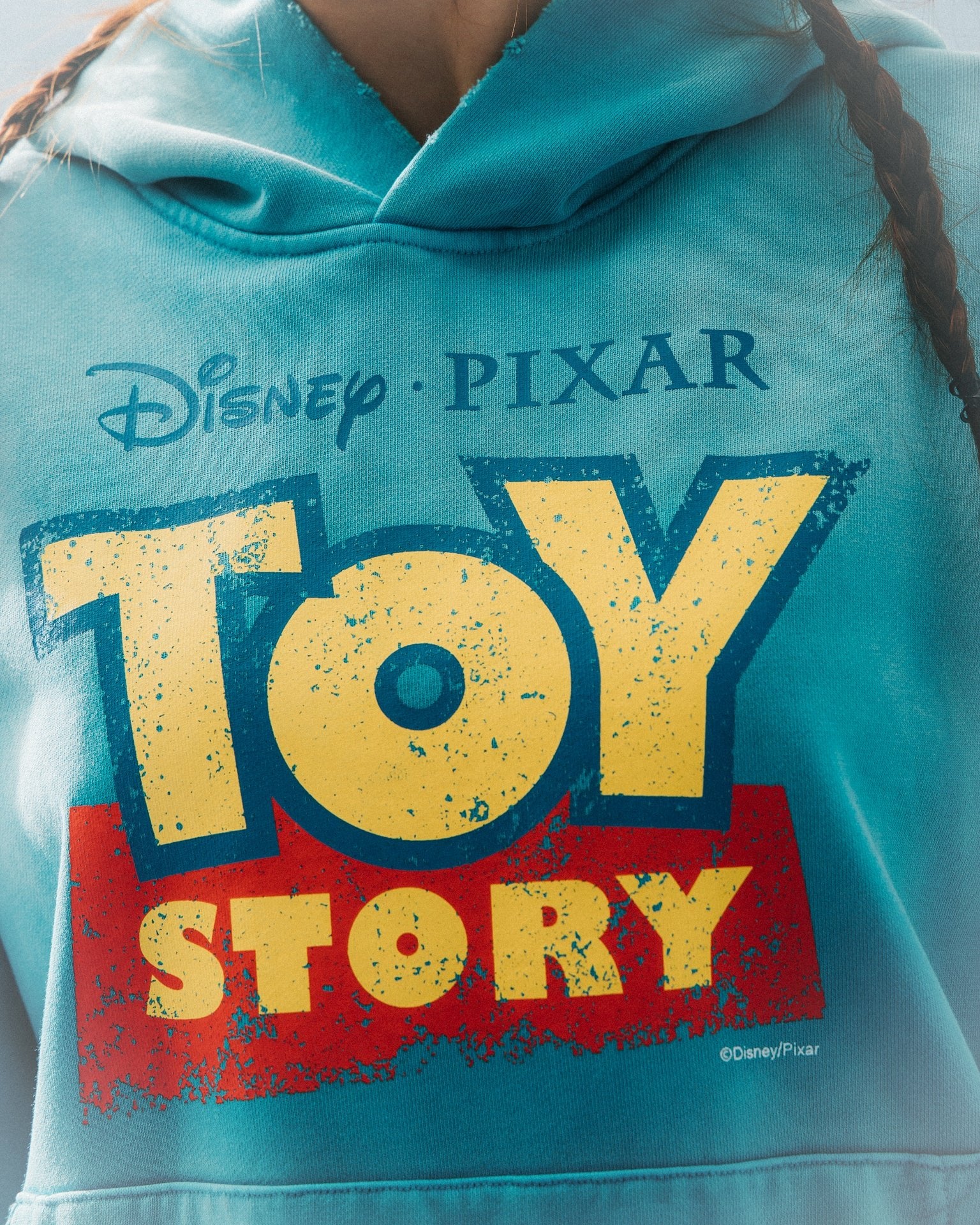 GROCERY | TARMAC | TOY STORY FADE WASHED BUNNY & DUCKY HOODIE/ WASHED SKY BLUE - GROGROCERY