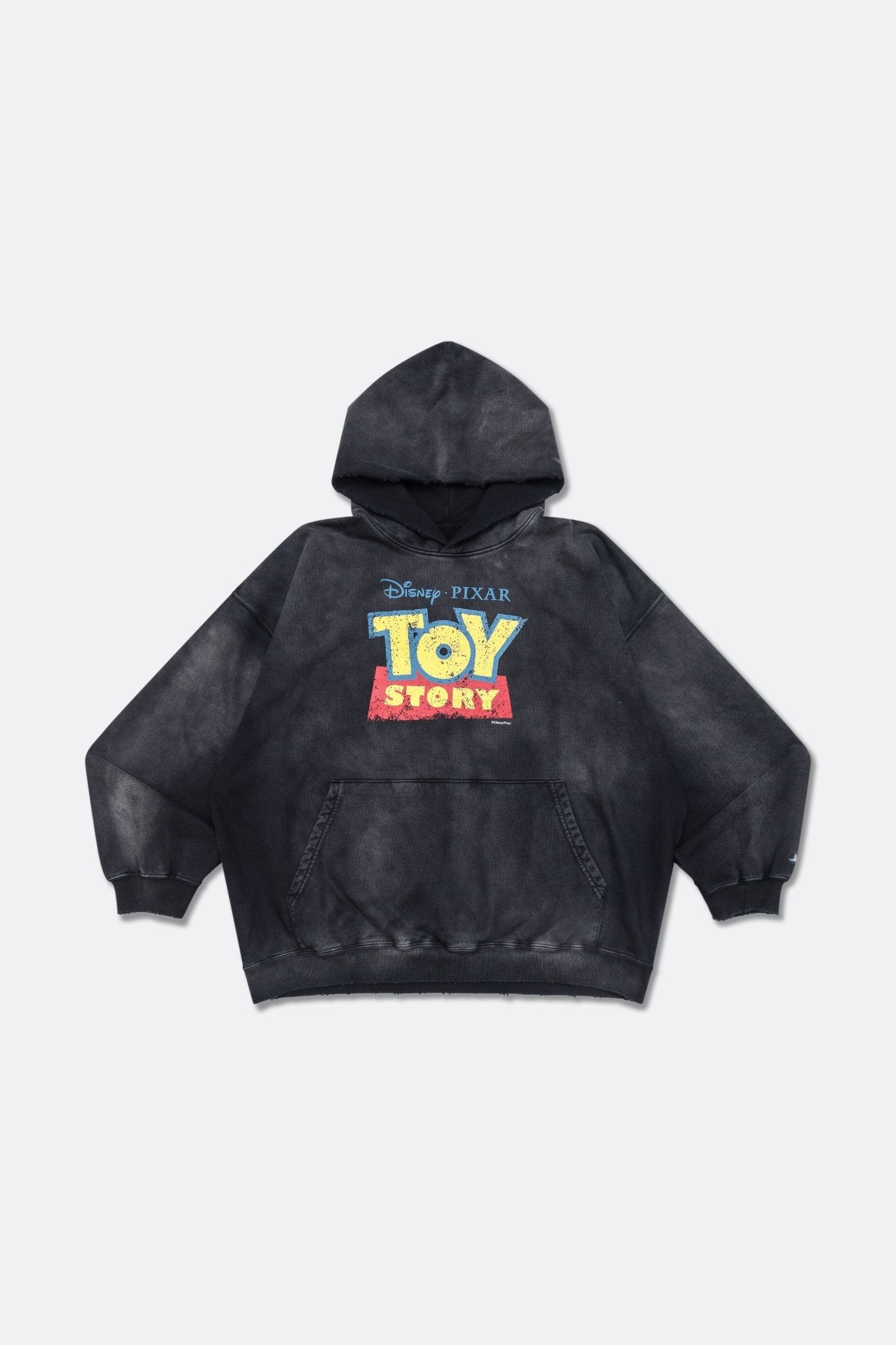 GROCERY | TARMAC | TOY STORY FADE WASHED BUZZ & WOODY HOODIE/ WASHED STEEL BLACK - GROGROCERY