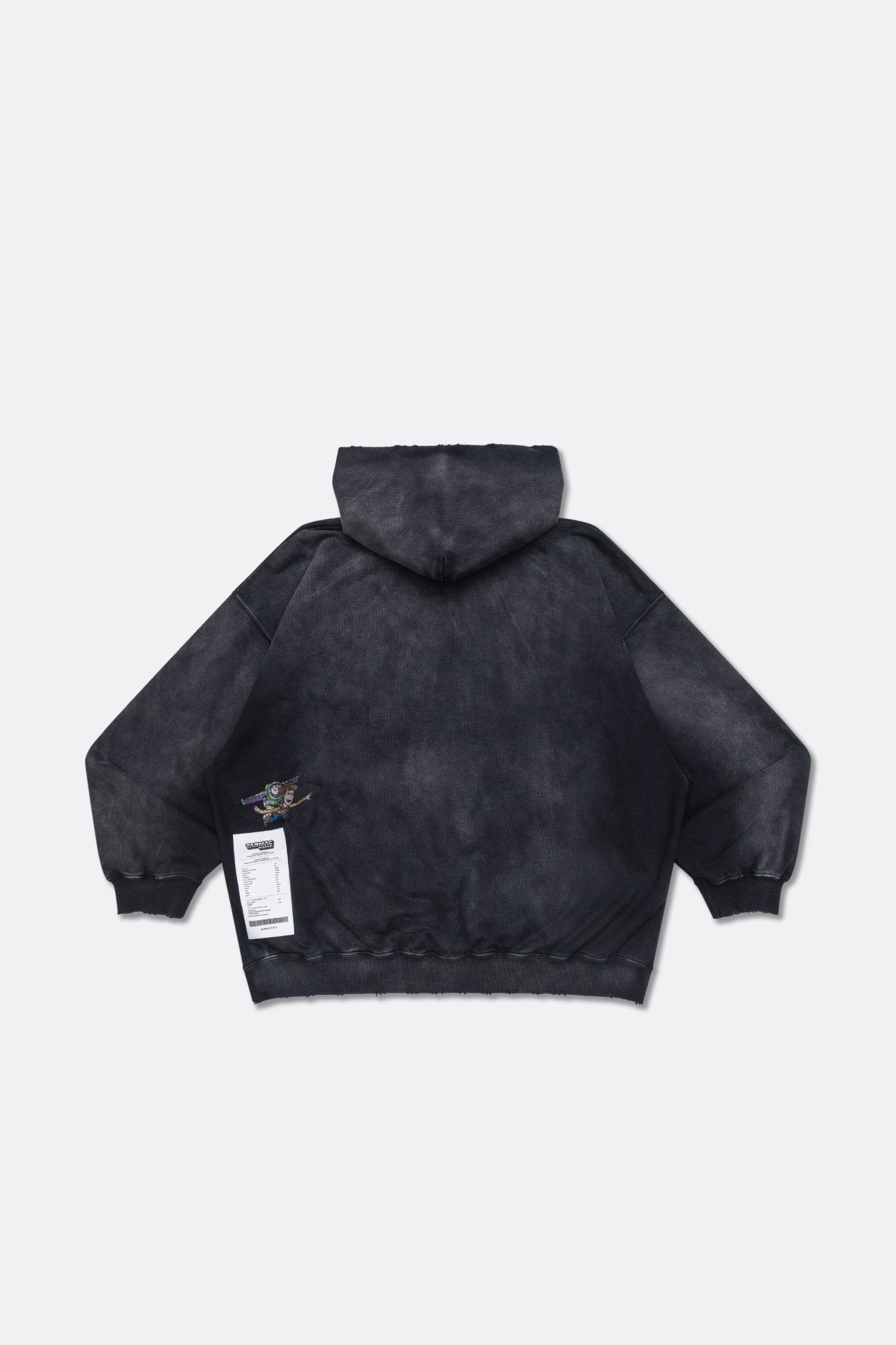 GROCERY | TARMAC | TOY STORY FADE WASHED BUZZ & WOODY HOODIE/ WASHED STEEL BLACK - GROGROCERY