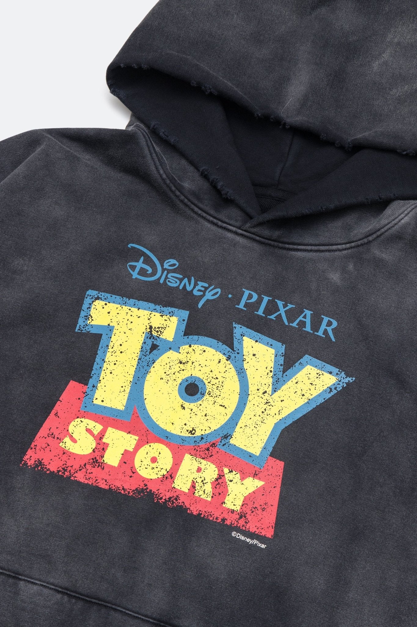 GROCERY | TARMAC | TOY STORY FADE WASHED BUZZ & WOODY HOODIE/ WASHED STEEL BLACK - GROGROCERY
