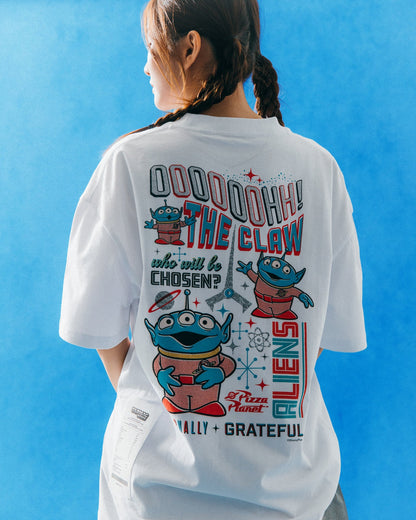 GROCERY | TARMAC | TOY STORY OOOH THE CLAW INVOICE TEE/ WHITE - GROGROCERY