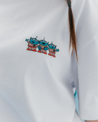 GROCERY | TARMAC | TOY STORY OOOH THE CLAW INVOICE TEE/ WHITE - GROGROCERY