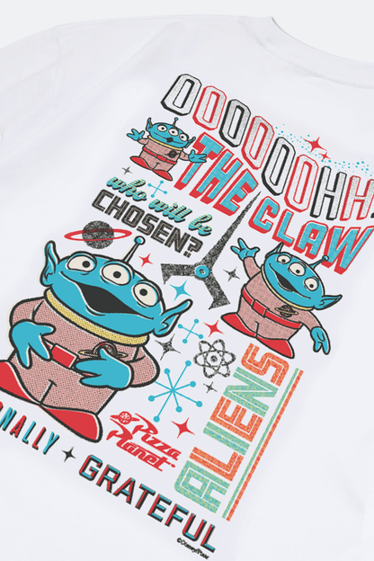 GROCERY | TARMAC | TOY STORY OOOH THE CLAW INVOICE TEE/ WHITE - GROGROCERY