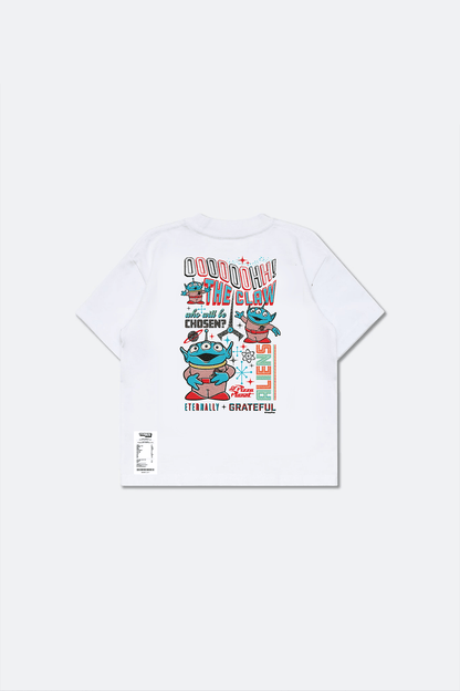GROCERY | TARMAC | TOY STORY OOOH THE CLAW KIDS INVOICE TEE/ WHITE - GROGROCERY