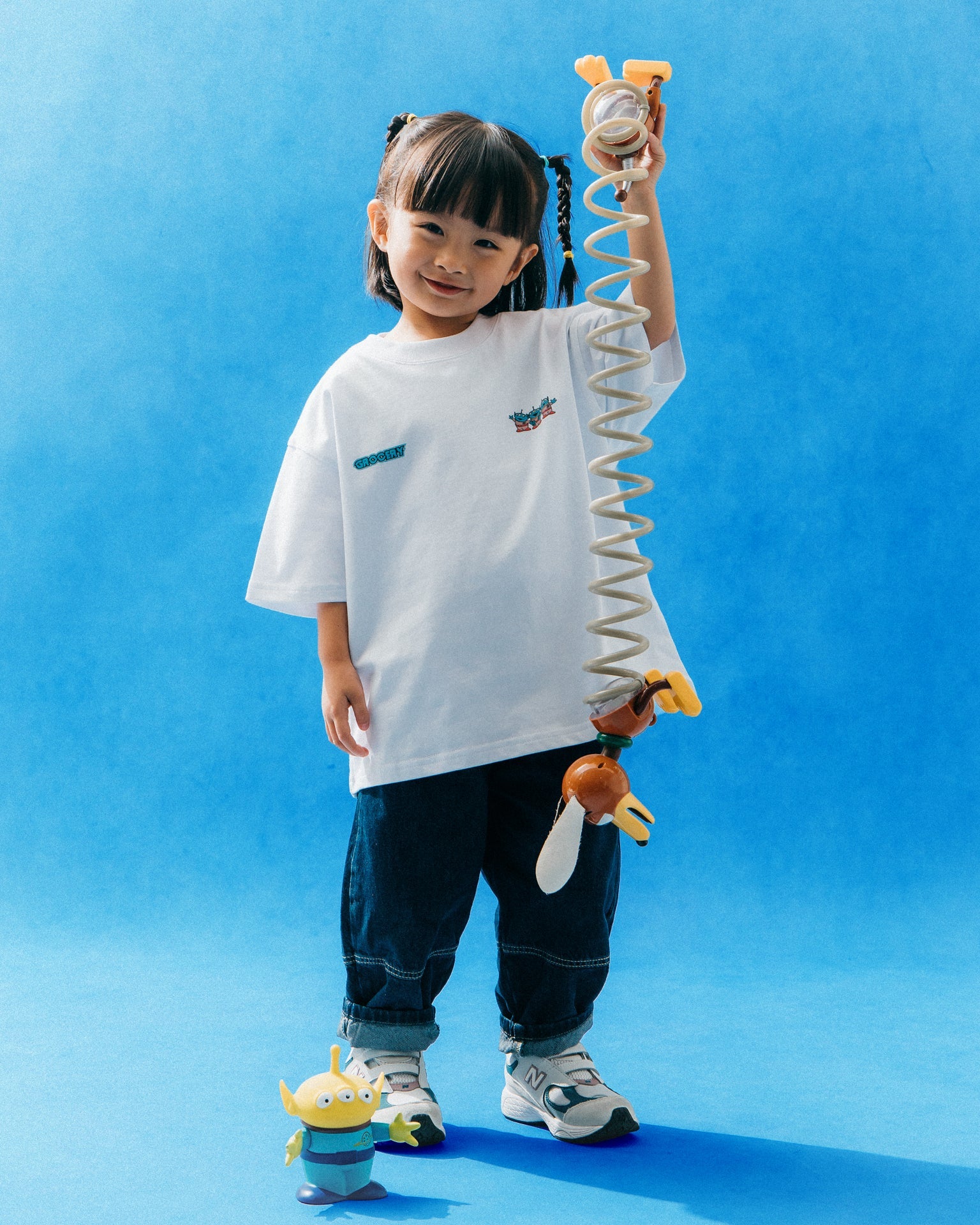 GROCERY | TARMAC | TOY STORY OOOH THE CLAW KIDS INVOICE TEE/ WHITE - GROGROCERY