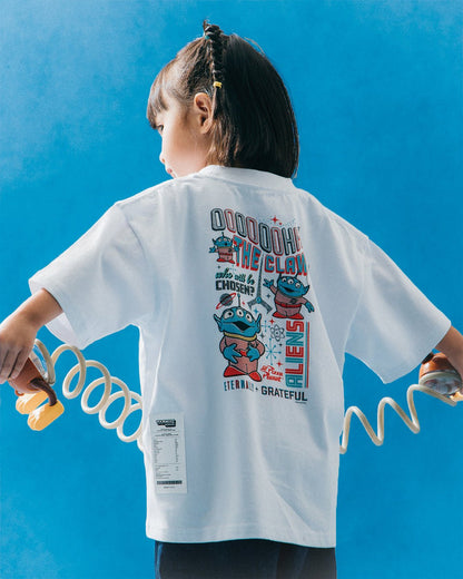 GROCERY | TARMAC | TOY STORY OOOH THE CLAW KIDS INVOICE TEE/ WHITE - GROGROCERY