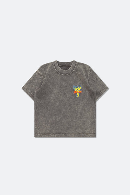 GROCERY | TARMAC | TOY STORY PONY RIDERS KIDS WASHED GRAPHIC TEE/ CHARCOAL - GROGROCERY