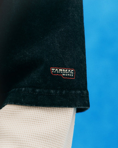 GROCERY | TARMAC | TOY STORY SNOW WASHED COSMIC CHEESE GRAPHIC TEE/ WASHED BLACK - GROGROCERY