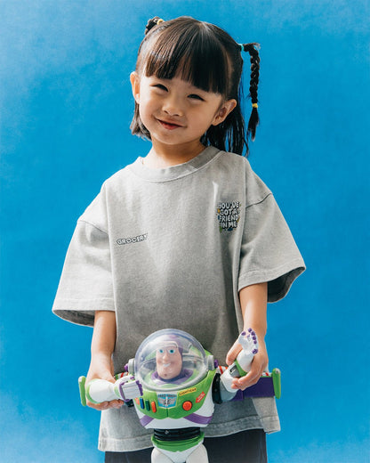 GROCERY | TARMAC | TOY STORY SNOW WASHED LET'S GET ROWDY KIDS GRAPHIC TEE/ WASHED GREY - GROGROCERY