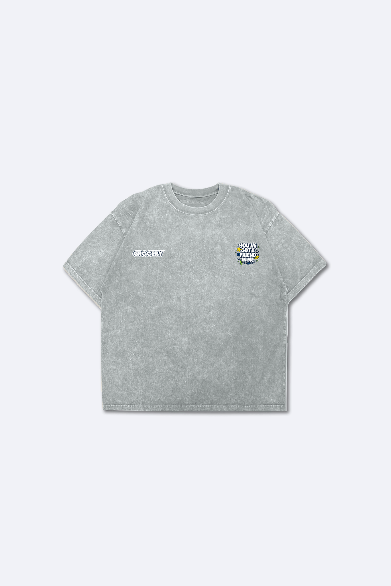 GROCERY | TARMAC | TOY STORY SNOW WASHED LET'S GET ROWDY KIDS GRAPHIC TEE/ WASHED GREY - GROGROCERY