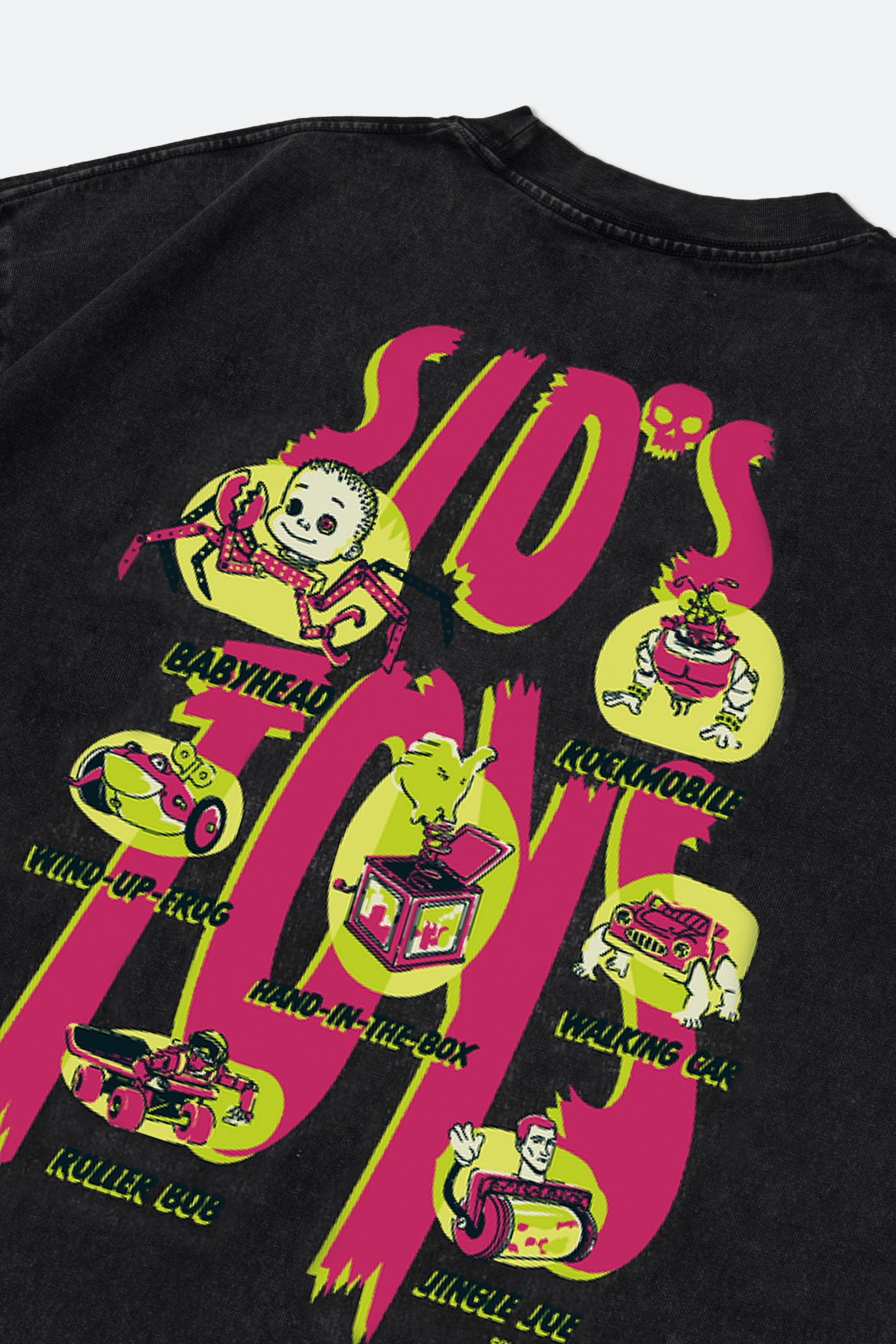 GROCERY | TARMAC | TOY STORY SNOW WASHED SID'S TOYS GRAPHIC TEE/ WASHED BLACK - GROGROCERY