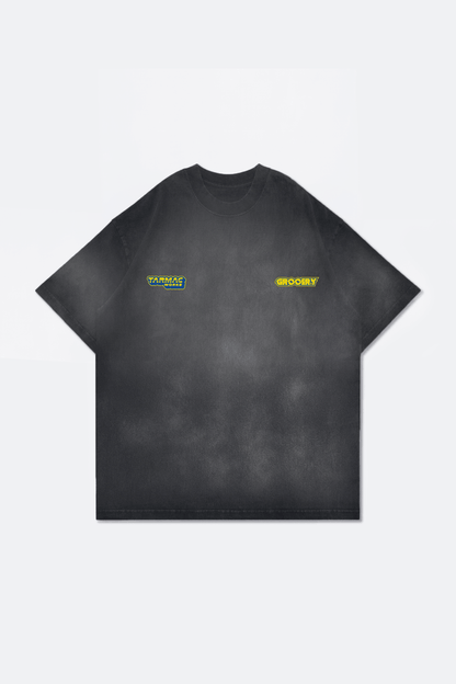 GROCERY | TARMAC | TOY STORY WASHED LOGO INVOICE TEE/ WASHED BLACK - GROGROCERY