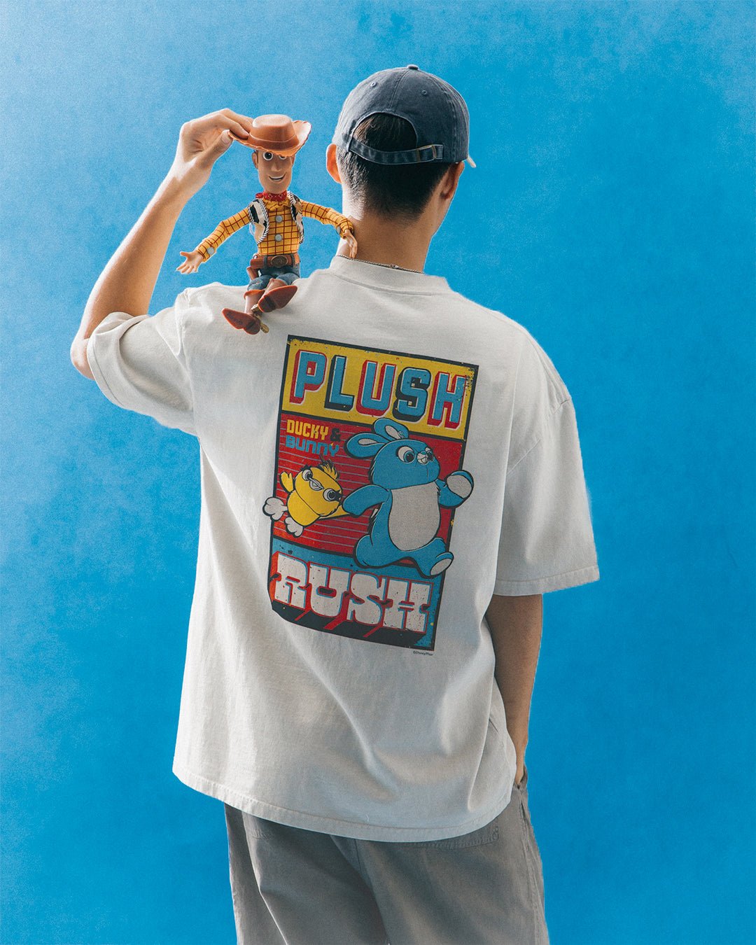 GROCERY | TARMAC | TOY STORY WASHED PLUSH RUN GRAPHIC TEE/ FADED CREAM - GROGROCERY