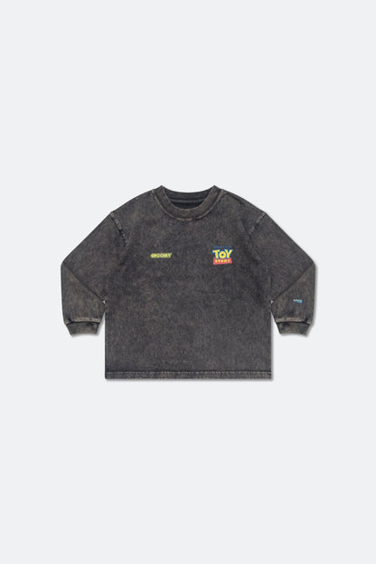 GROCERY | TARMAC | TOY STORY WASHED TO THE RESCUE KIDS LONG TOP/ BLACK - GROGROCERY