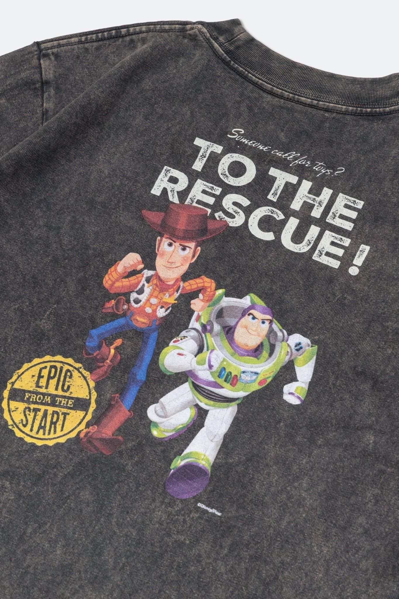 GROCERY | TARMAC | TOY STORY WASHED TO THE RESCUE KIDS LONG TOP/ BLACK - GROGROCERY