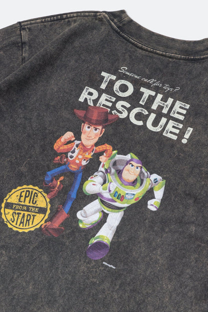GROCERY | TARMAC | TOY STORY WASHED TO THE RESCUE KIDS LONG TOP/ BLACK - GROGROCERY