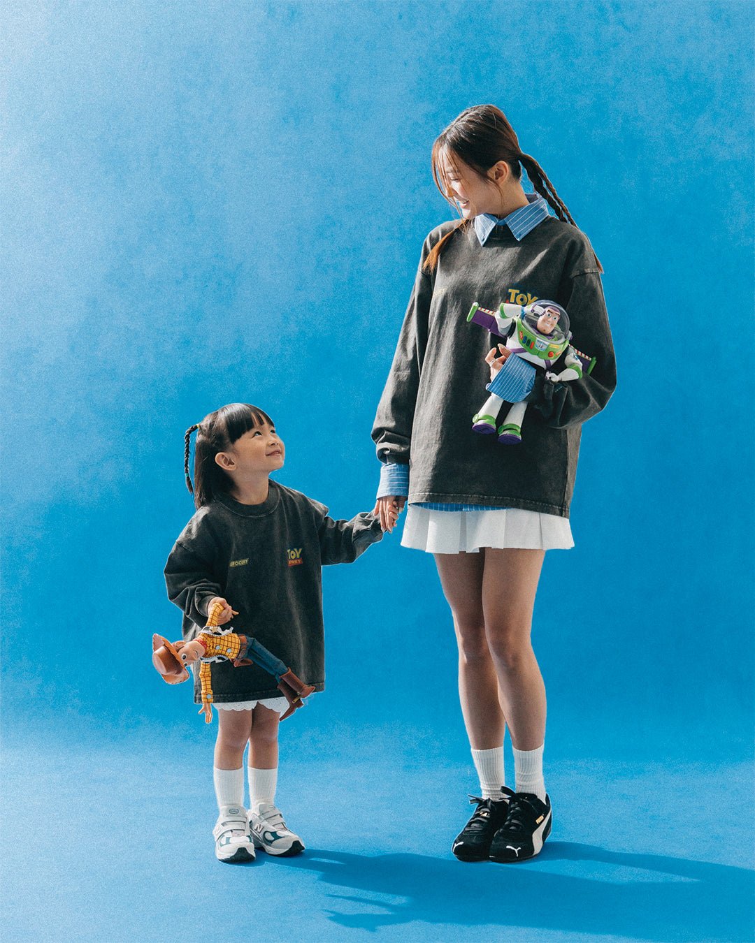 GROCERY | TARMAC | TOY STORY WASHED TO THE RESCUE KIDS LONG TOP/ BLACK - GROGROCERY