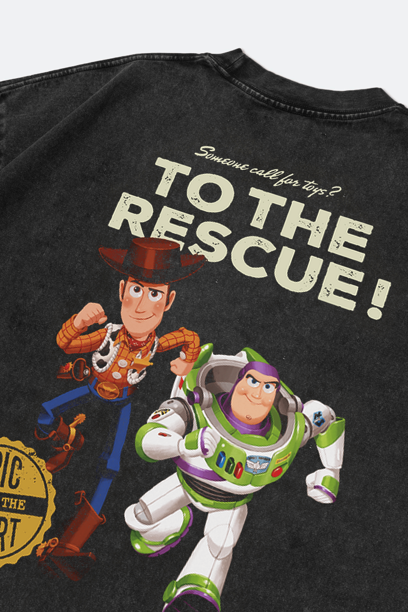 GROCERY | TARMAC | TOY STORY WASHED TO THE RESCUE LONG TOP/ WASHED STEEL BLACK - GROGROCERY
