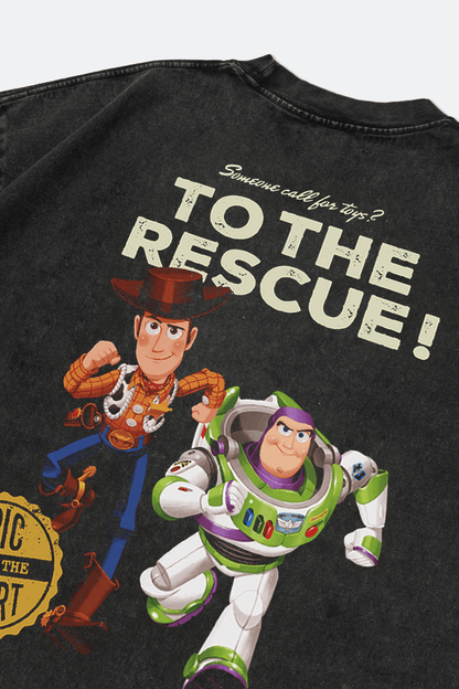 GROCERY | TARMAC | TOY STORY WASHED TO THE RESCUE LONG TOP/ WASHED STEEL BLACK - GROGROCERY