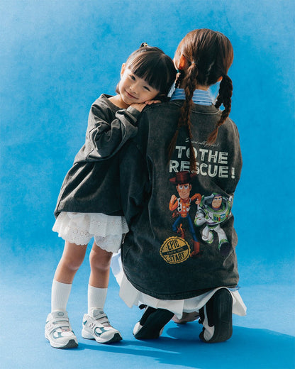 GROCERY | TARMAC | TOY STORY WASHED TO THE RESCUE LONG TOP/ WASHED STEEL BLACK - GROGROCERY