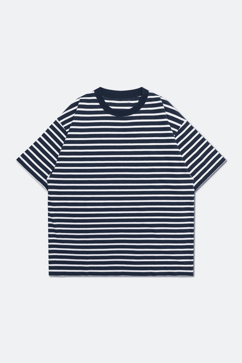 GROCERY TEE - 001 INVOICE/ STRIPE NAVY - GROGROCERY