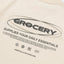 GROCERY TEE-072 DAILY ESSENTIALS LOGO TEE/ BUTTER - GROGROCERY