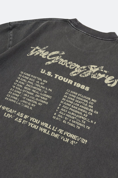 GROCERY TEE-073 LONG LIVE ROCK N ROLL TOUR TEE/ WASHED GREY - GROGROCERY