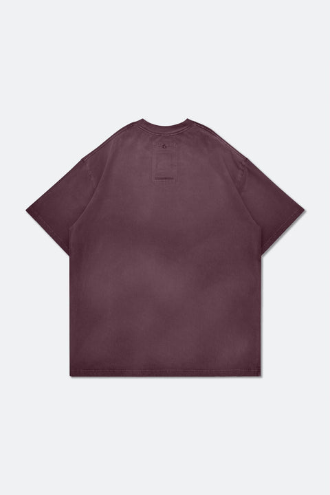 GROCERY TEE - 077 DIRTY WASHED INVOICE/ FADED BURGUNDY - GROGROCERY