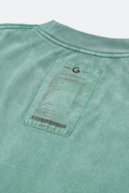 GROCERY TEE - 077 DIRTY WASHED INVOICE/ FADED GREEN - GROGROCERY