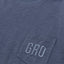 GROCERY TEE - 078 EMBROIDERY LOGO POCKET TEE/ DUSTY BLUE - GROGROCERY