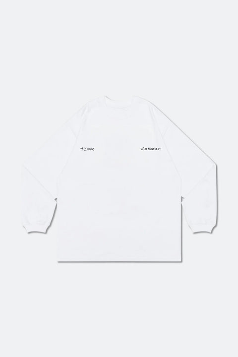 GROCERY THE GOAT LONG TOP/ WHITE BY ADAM LISTER - GROGROCERY