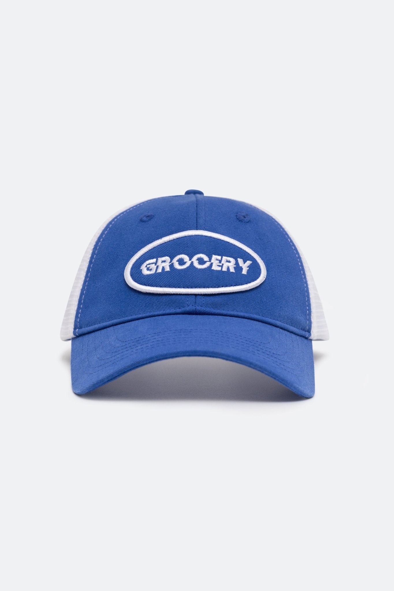 GROCERY TWO TONE TRUCKER CAP/ COBALT BLUE - GROGROCERY