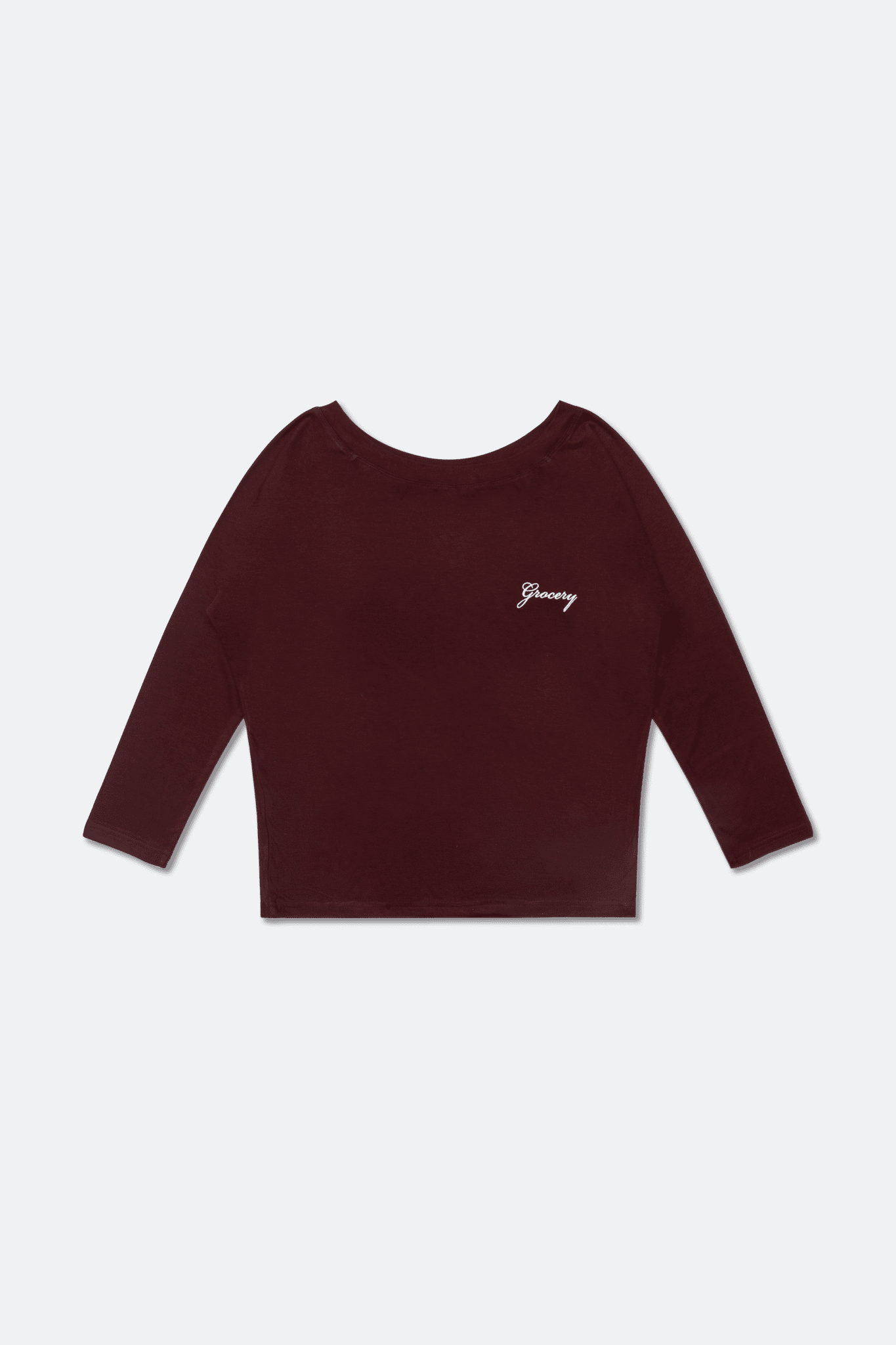 GROCERY TWO - WAY LONG TOP/ BURGUNDY - GROGROCERY