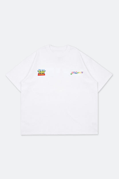 GROCERY | UNBOX INDUSTRIES | MAKEITLOUD | TOY STORY GRAPHIC BOXY TEE BY TOO NATTHAPONG/ WHITE - GROGROCERY