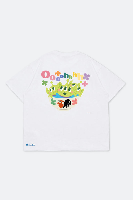 GROCERY | UNBOX INDUSTRIES | MAKEITLOUD | TOY STORY GRAPHIC BOXY TEE BY TOO NATTHAPONG/ WHITE - GROGROCERY