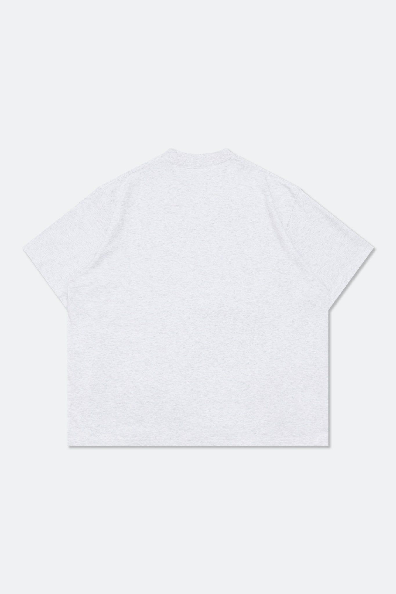 GROCERY VINTAGE COLLEGE LOGO BOXY TEE/ HEATHER GREY - GROGROCERY