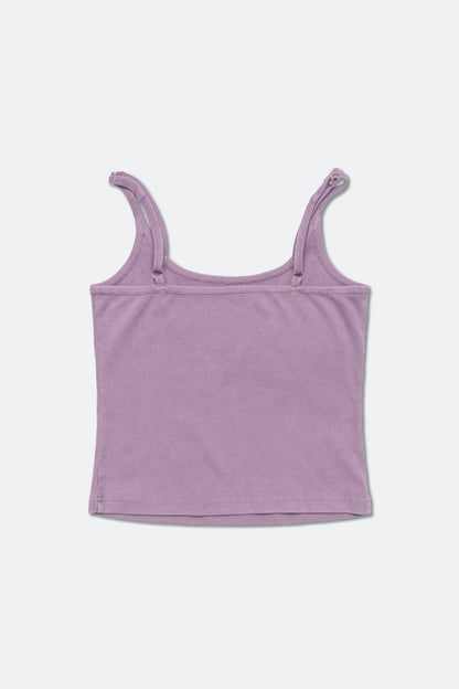 GROCERY WASHED CAMISOLE TANK TOP/ FADED PURPLE - GROGROCERY