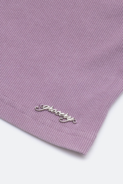 GROCERY WASHED CAMISOLE TANK TOP/ FADED PURPLE - GROGROCERY