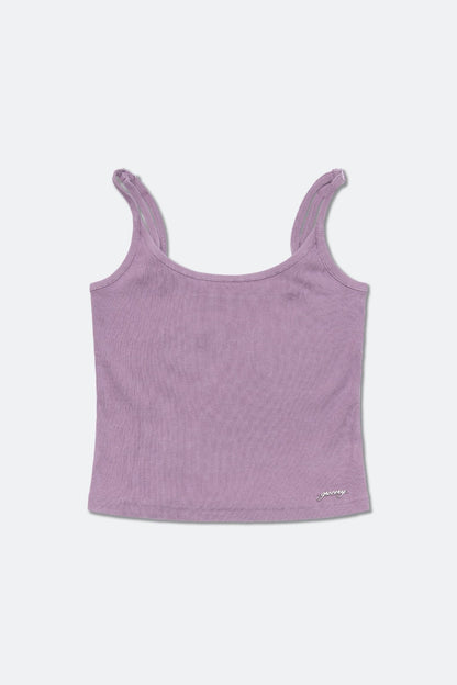 GROCERY WASHED CAMISOLE TANK TOP/ FADED PURPLE - GROGROCERY