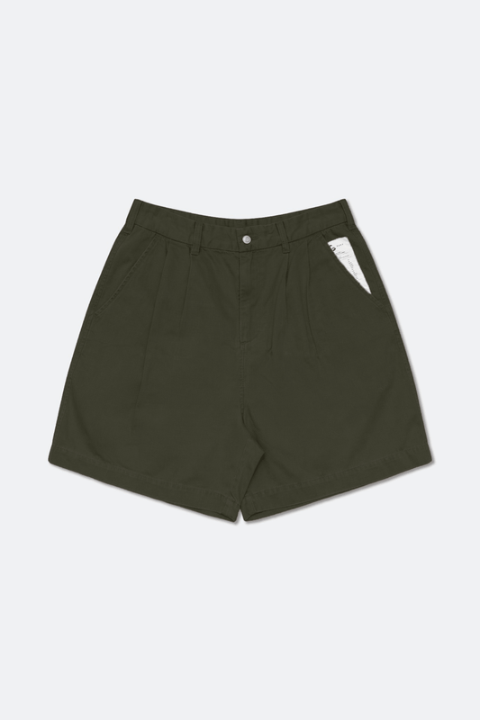 GROCERY WASHED CHINO SHORTS/ OLIVE - GROGROCERY