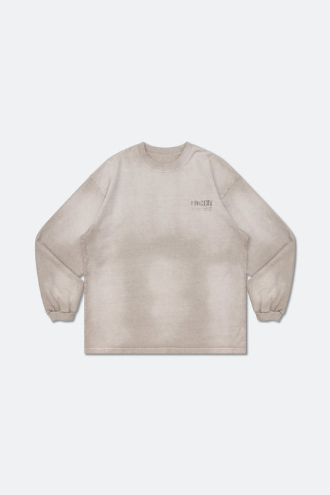 GROCERY WASHED G - LOGO GRAPHIC LONG TOP/ DESERT GREY - GROGROCERY