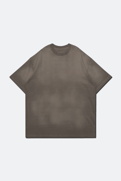 GROCERY WASHED INVOICE TEE/ FADED BROWN - GROGROCERY