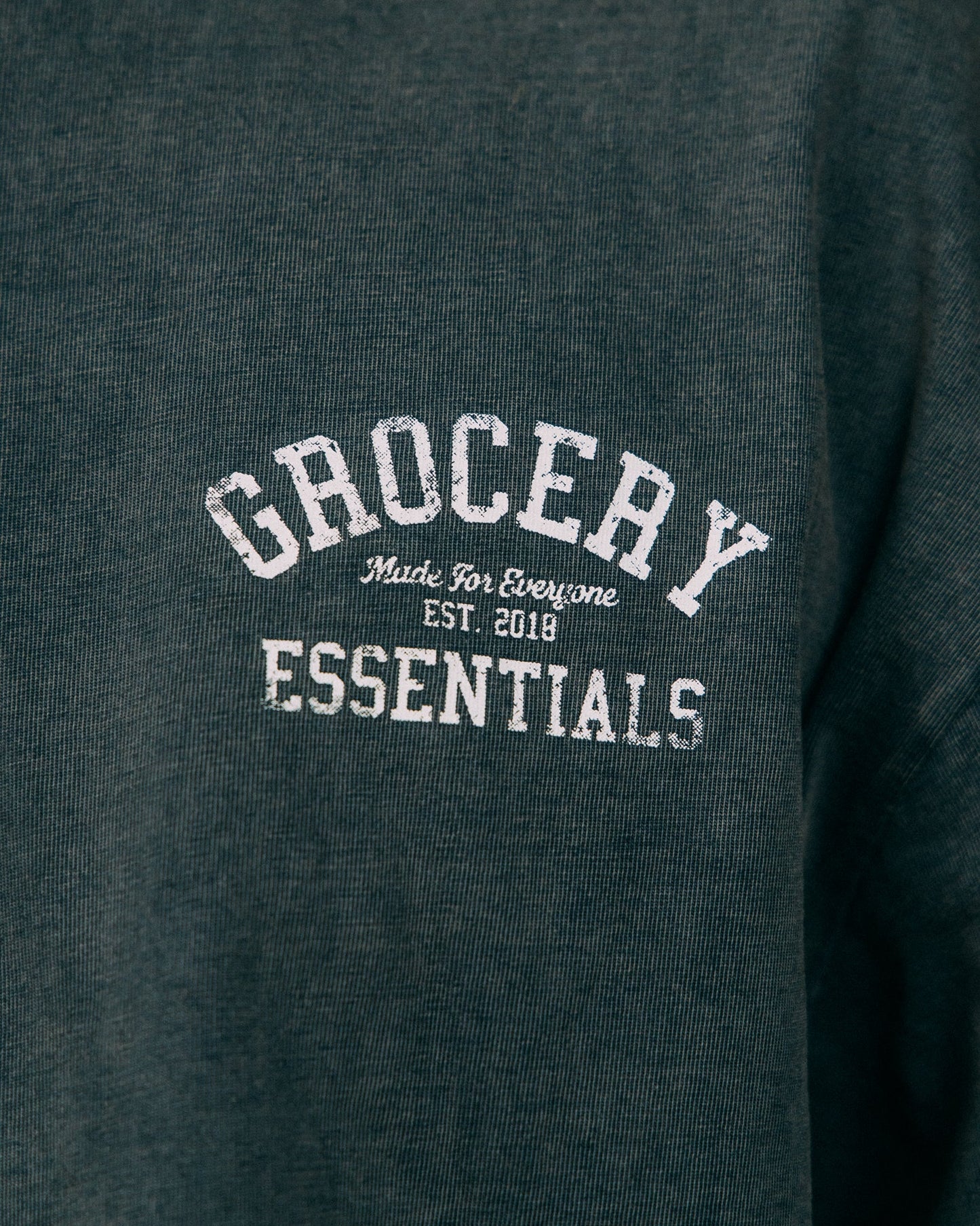 GROCERY WASHED LAYERED LONG TOP/ WASHED CHARCOAL - GROGROCERY