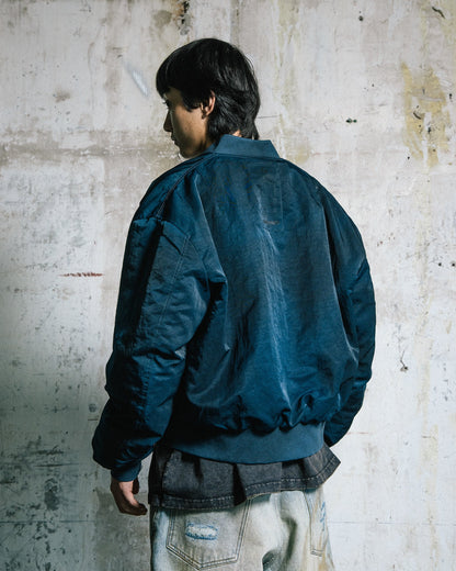 GROCERY WASHED MA - 1 BOMBER JACKET/ DIRTY NAVY - GROGROCERY