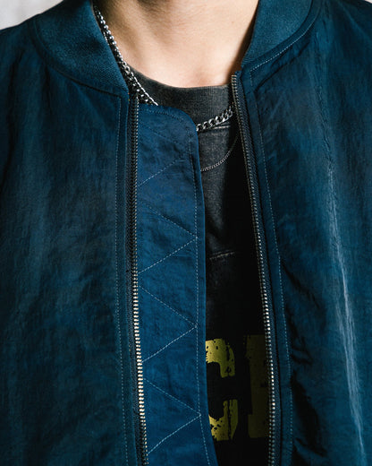 GROCERY WASHED MA - 1 BOMBER JACKET/ DIRTY NAVY - GROGROCERY