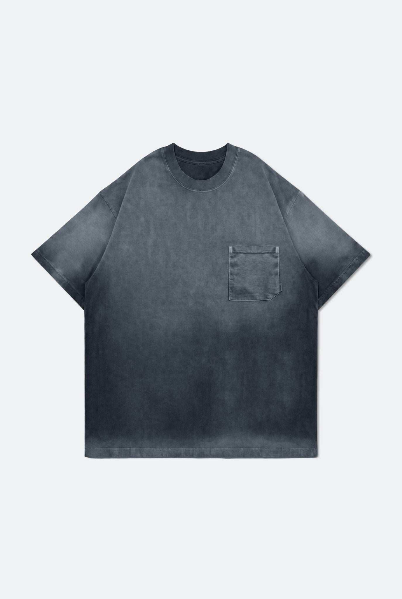 GROCERY WASHED POCKET INVOICE BOXY TEE/ SUN FADE NAVY - GROGROCERY