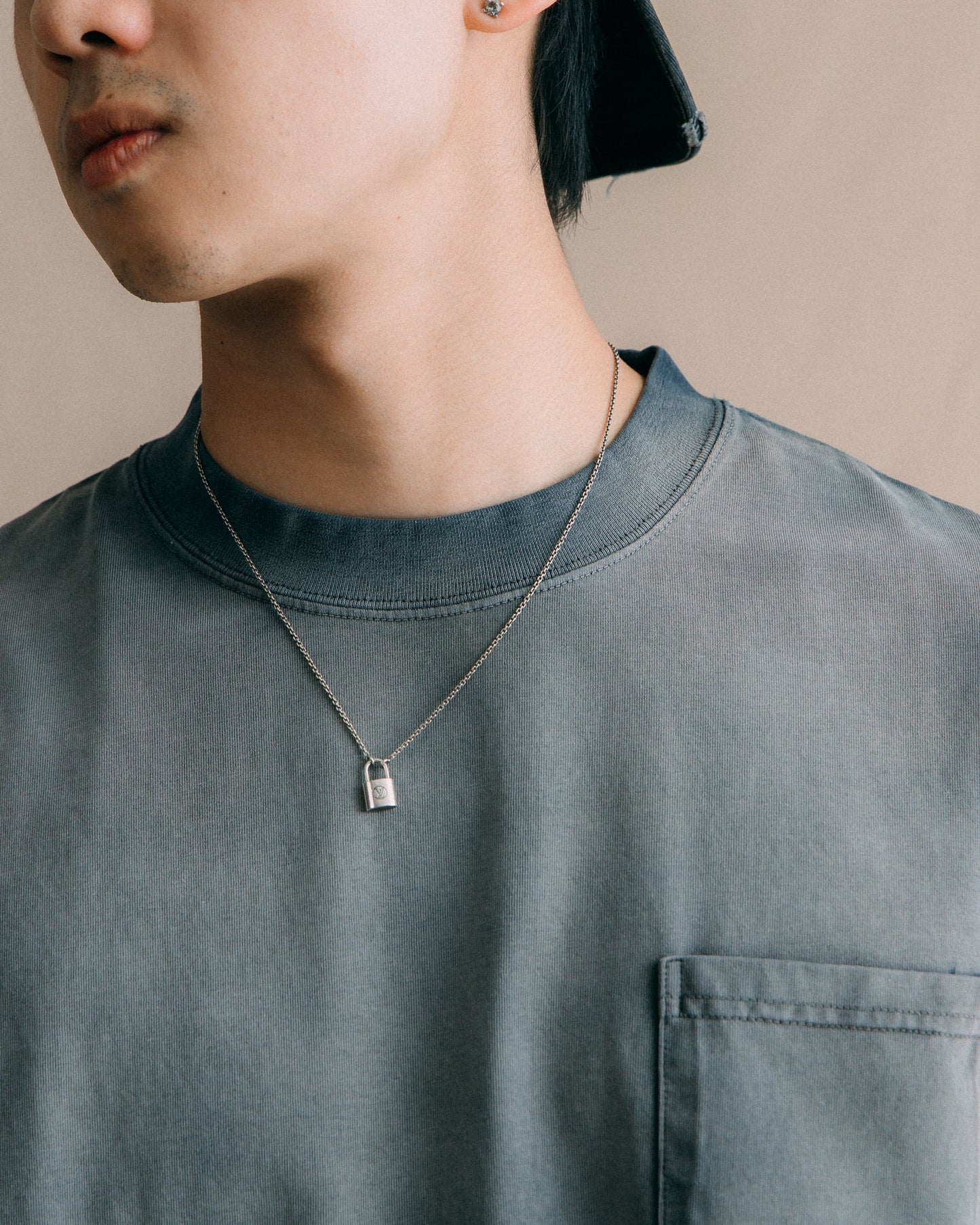 GROCERY WASHED POCKET INVOICE BOXY TEE/ SUN FADE NAVY - GROGROCERY
