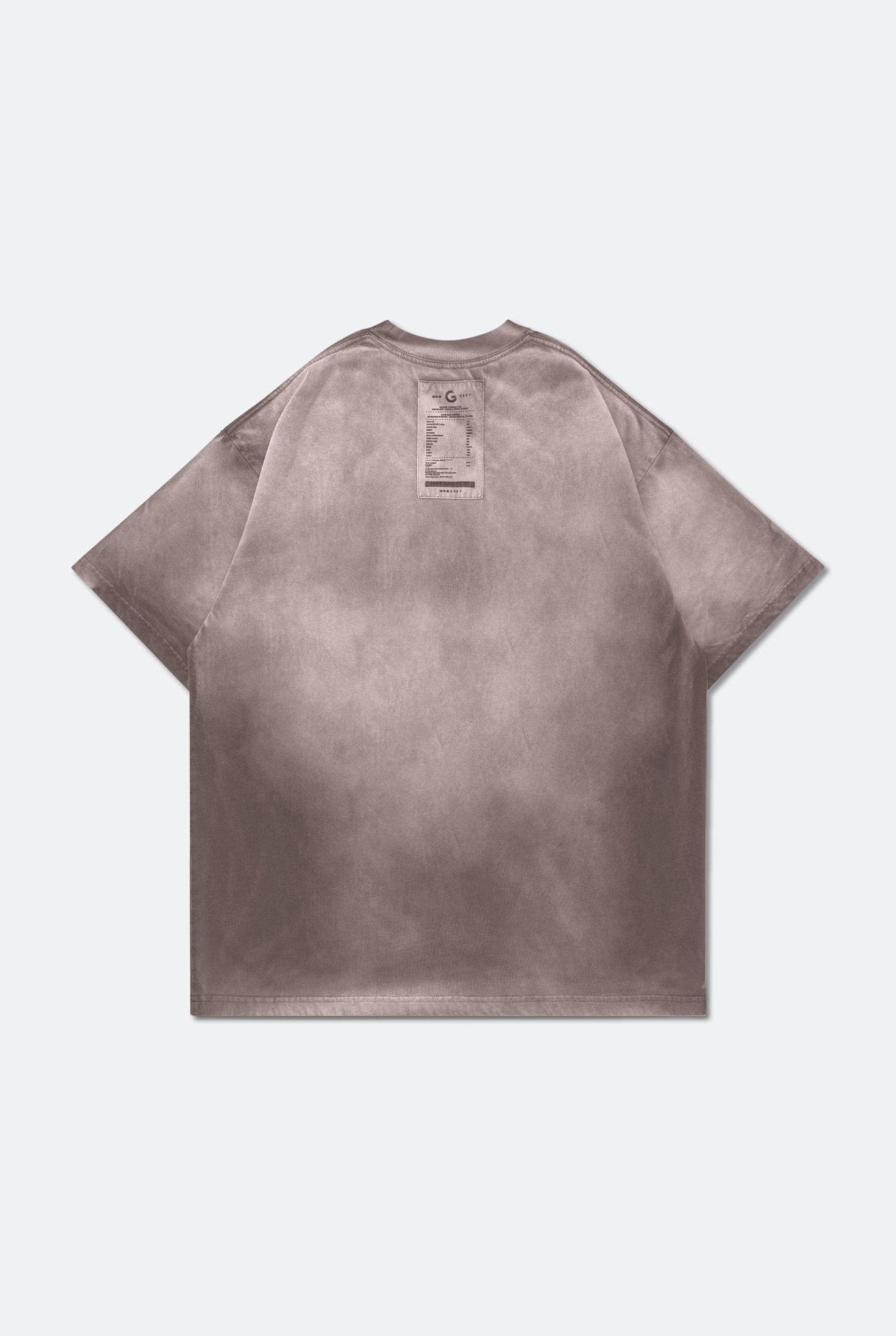 GROCERY WASHED POCKET INVOICE BOXY TEE/ SUN FADE PINK - GROGROCERY