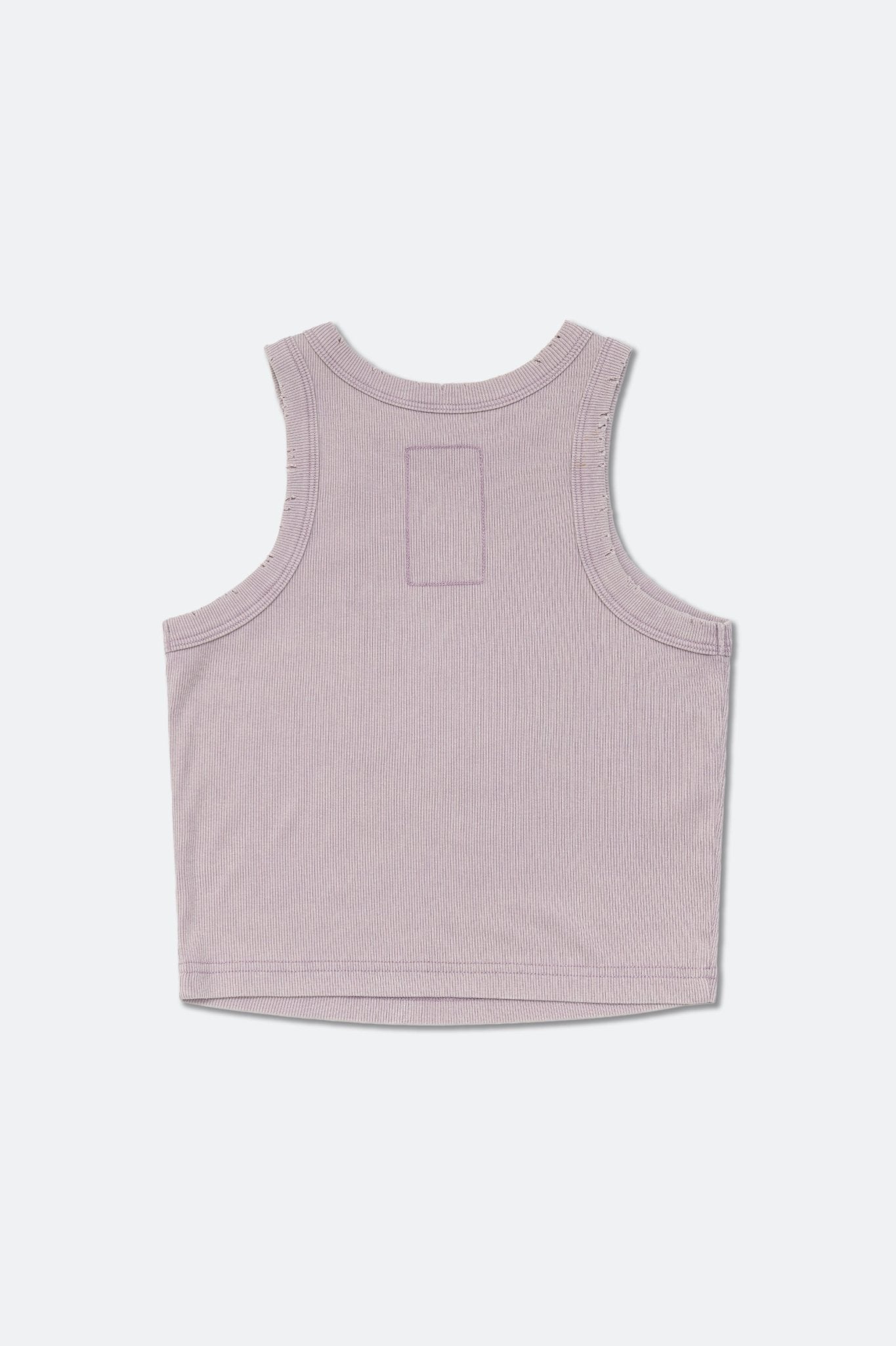 GROCERY WASHED RIBBED TANK TOP/ LAVENDER - GROGROCERY